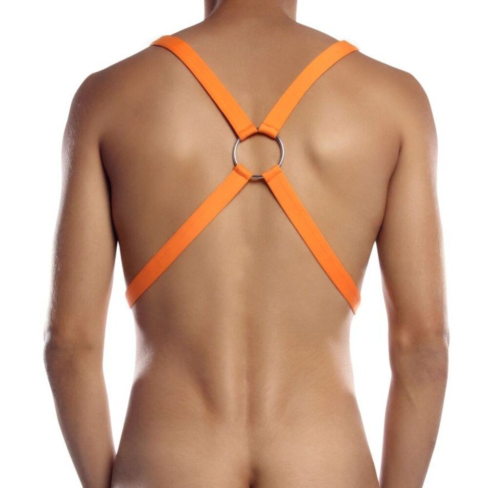 Petit Q Orange O-Ring Criss Cross Harness PQ200 One Size